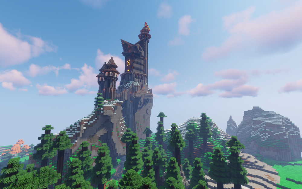 epische Burg auf Bergspitze [+ download] - Maps / Seeds - Minecraft Forum